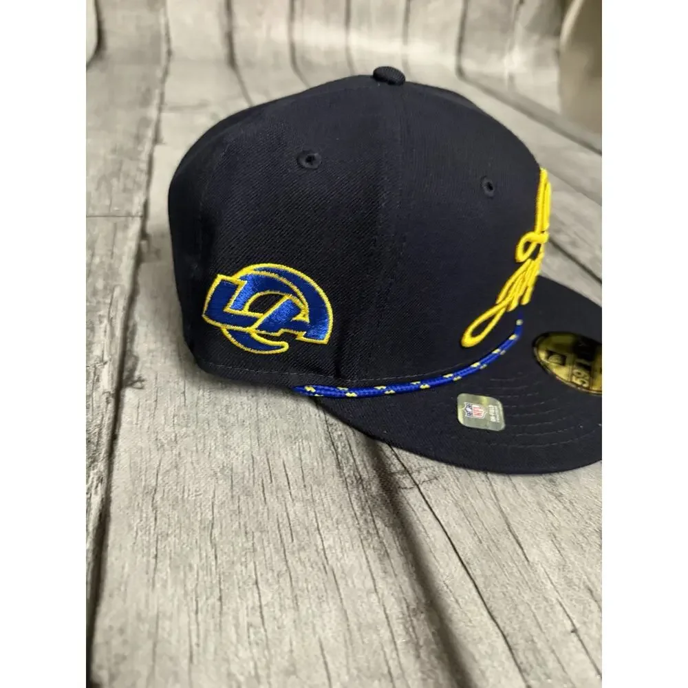 New Era Los Angeles Rams 2025 Rivalries Collection Rope 59FIFTY Fitted Hat 7 1/4